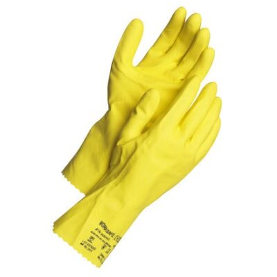 Latex handske flocked Chem 50-460