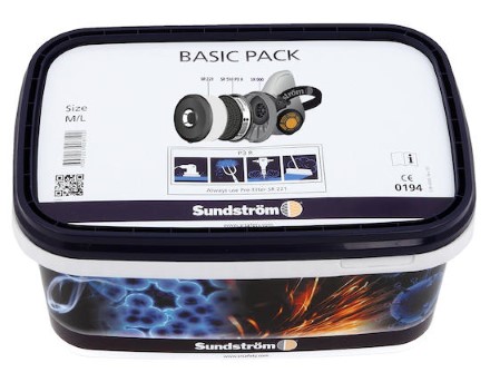 Sundstrøm SR-900 halv maske, basic pack