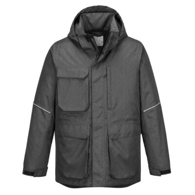 KX3 Parka jakke  - Grå mergel