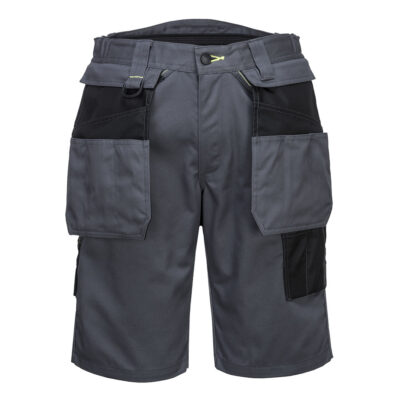 PW3 Workwear Shorts med hængelommer Zoom Grå/Sort
