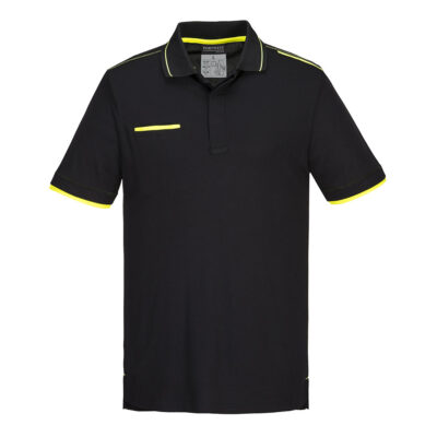 WX3 Eco kortærmet poloshirt Sort