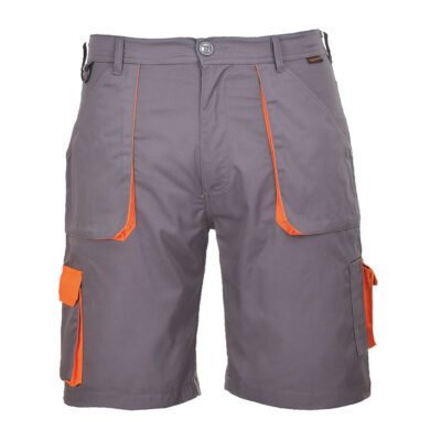 Portwest Texo Shorts Med Kontrast Grå