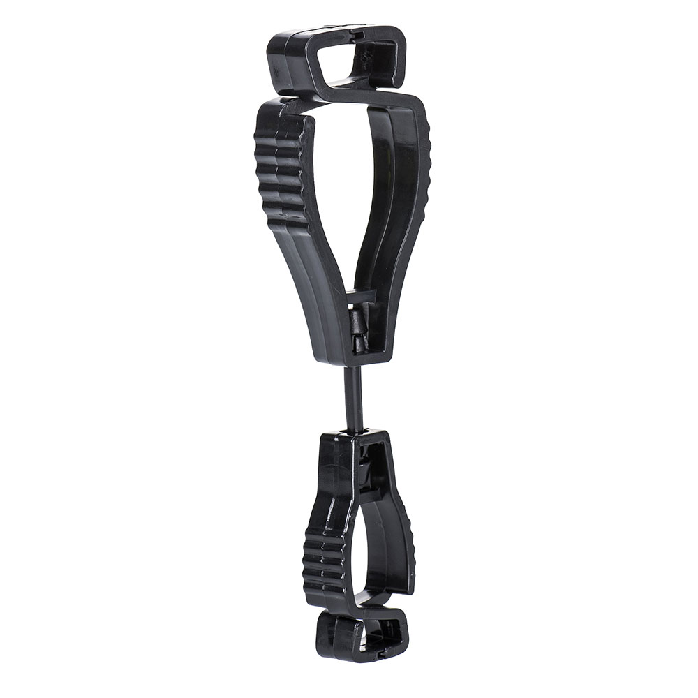 Metalfri handske-clip - Sort