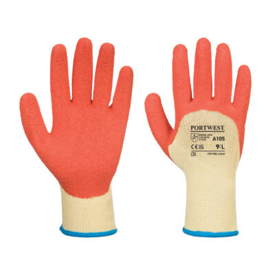 A105 - Tough Grip handske - Gul/Orange