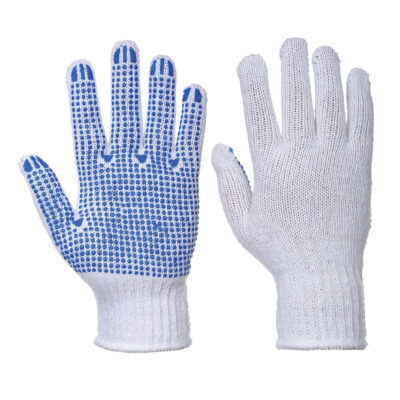 Klassisk polka-dot handske - Hvide/Blå