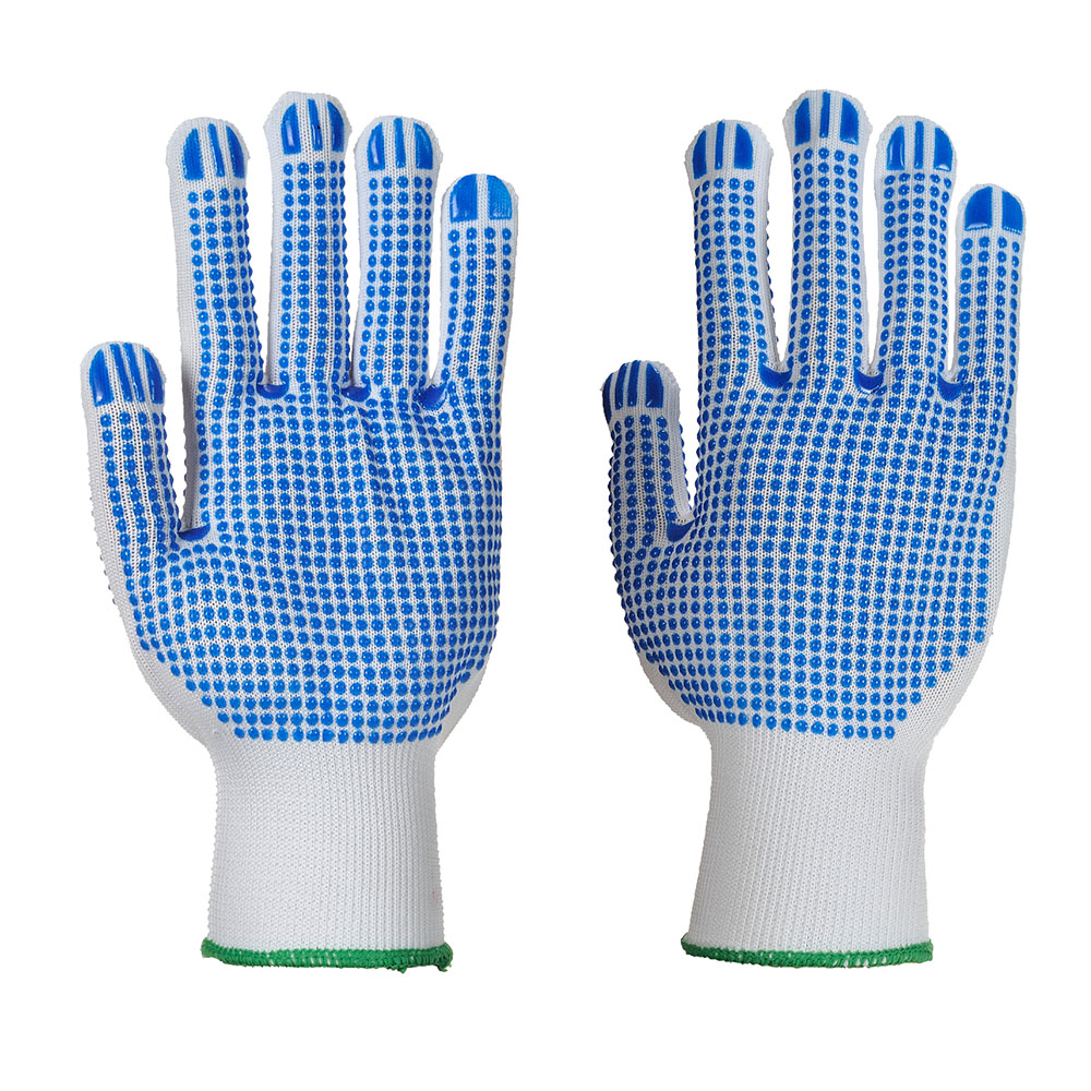 Polka-dot plus handske - Hvid/Blå