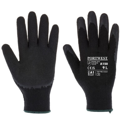 A150 - Klassisk Grip Handske – Latex - Sortere