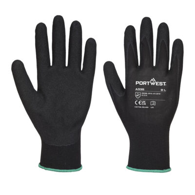 Dermi-Grip NPR15 Nitril-sandet - Sort