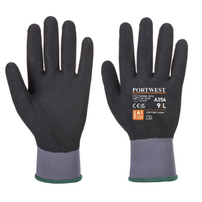 DermiFlex Ultra Pro handske/PU-Nitrilskum - Sort