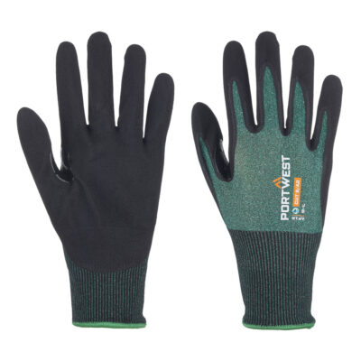 SG LR18 mikroskum - 12 pars pakning - Grøn/Sort