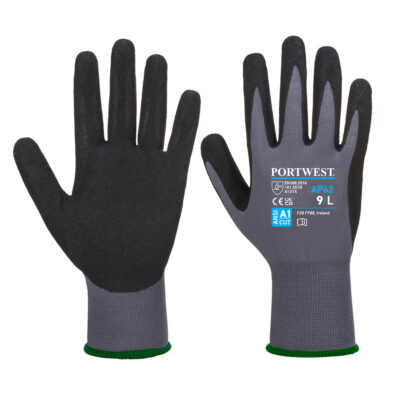 Dermiflex Aqua handske - Grå/Sort