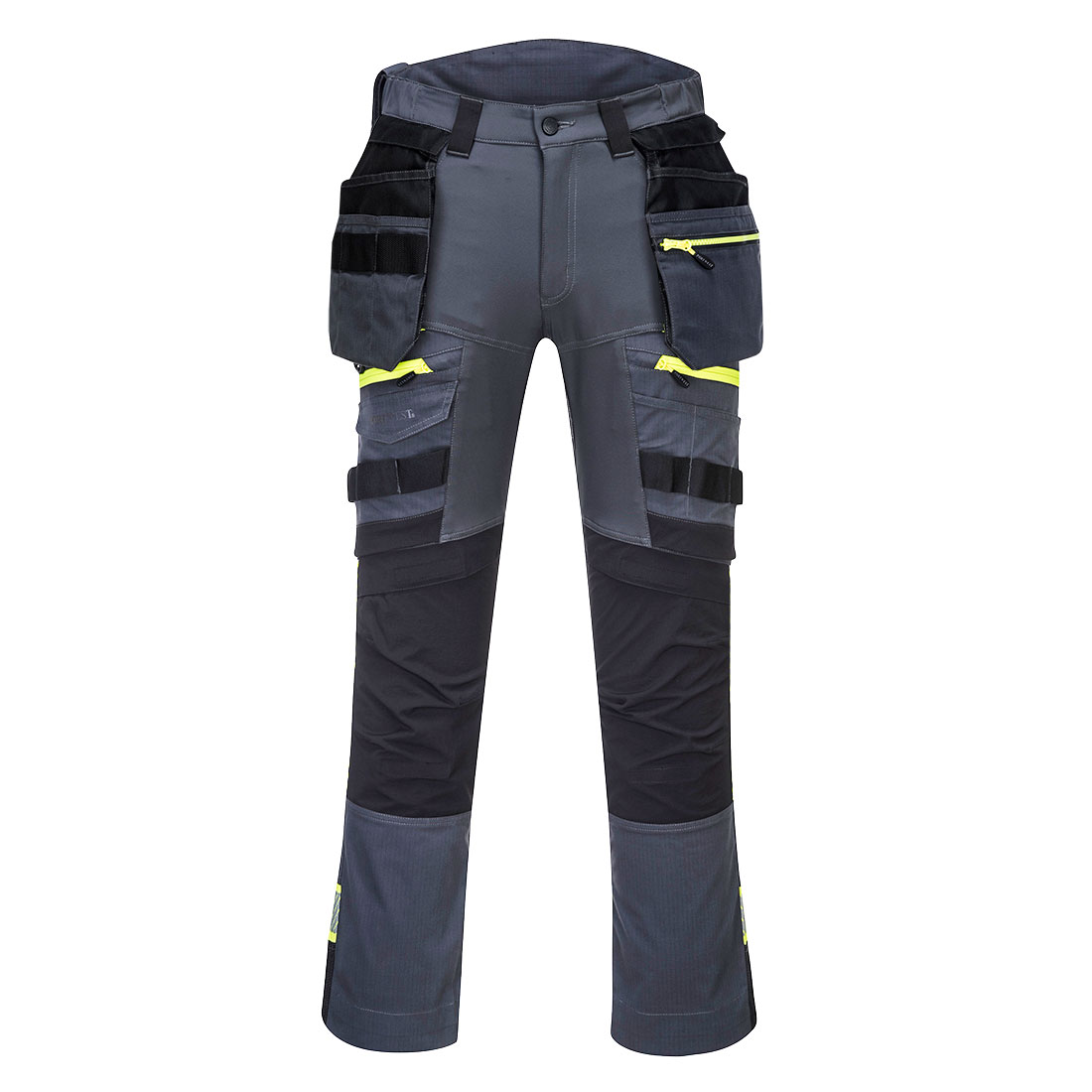 DX4 Arbejdsbukser med aftagelige hængelommer - Molegrå