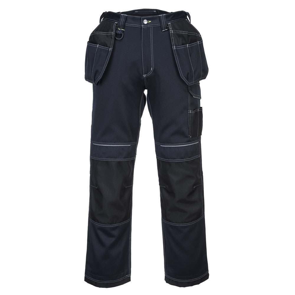 PW3 Håndværkerbukser m/hængelommer - Marine/Sort