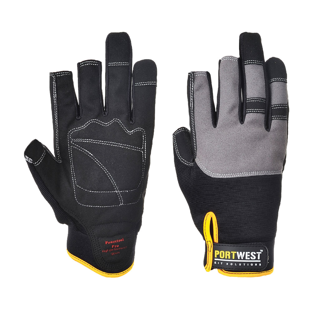 Powertool Pro - Højtydende handsker - Sort