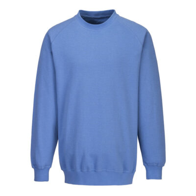 Antistatisk ESD sweatshirt - Hamilton Blå