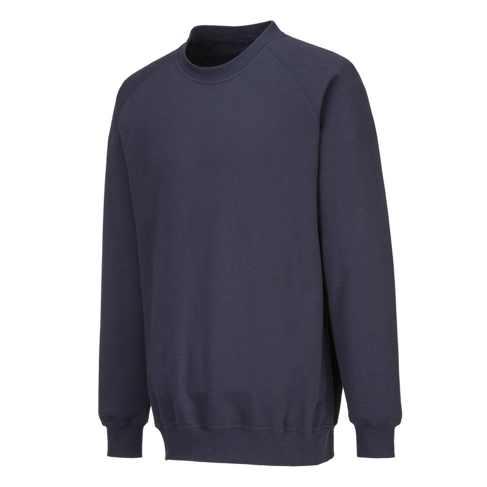 Antistatisk ESD sweatshirt - Marine - Billede 2