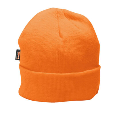 Strikket hue m/Insulatex® for - Orange