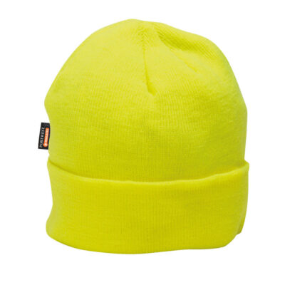 Strikket hue m/Insulatex® for - Gul