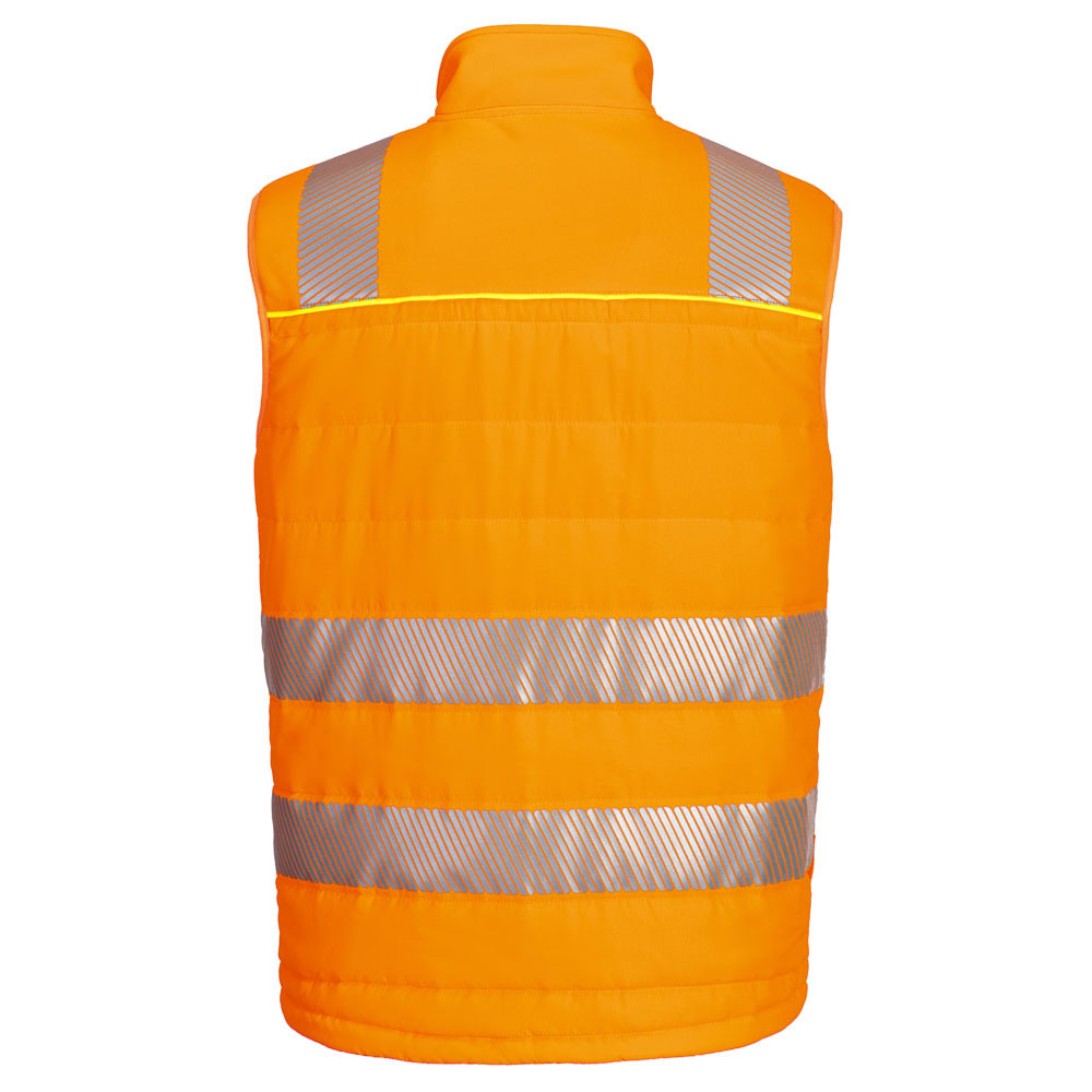 DX4 hi-vis softshell vest - Orange/Sort - Billede 2