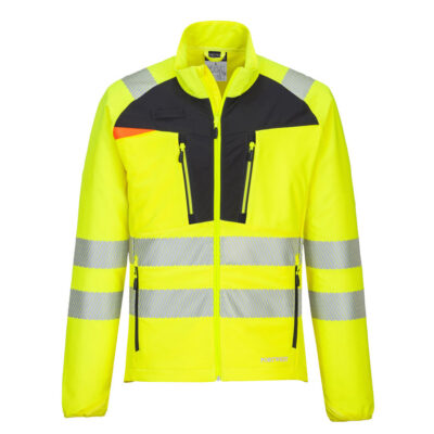 DX4 hi-vis skal jakke - Gul/Sort