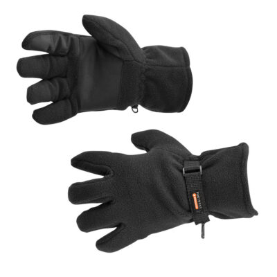 Fleecehandske m. Insulatex® - Sorte