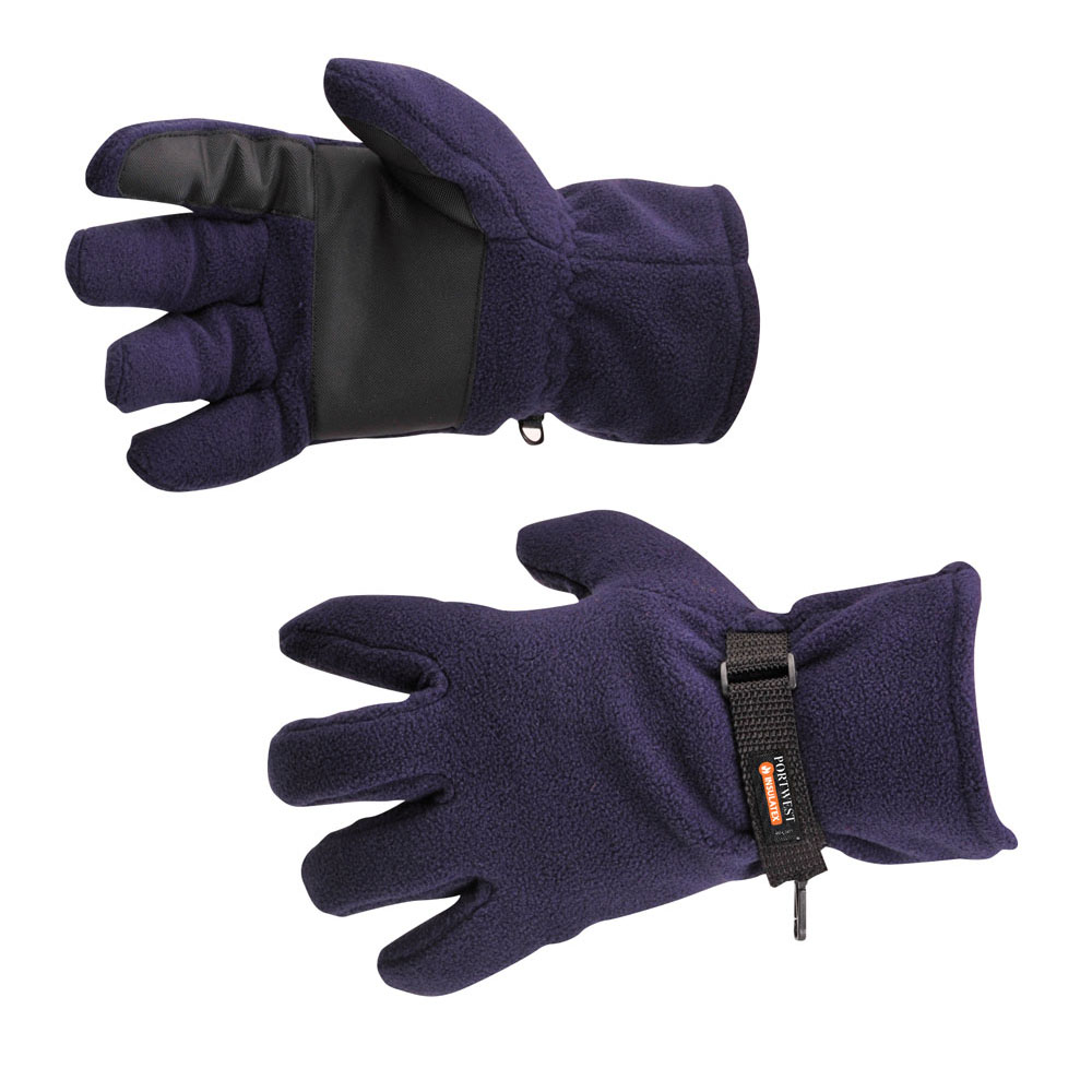 Fleecehandske m. Insulatex® - Marine