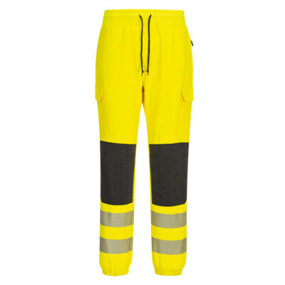 KX3 hi-vis flexi jogger klasse II - Gul/Sort