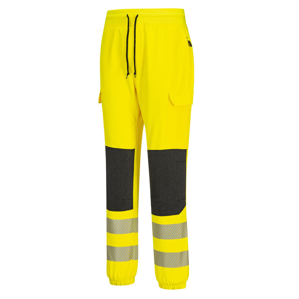 KX3 hi-vis flexi jogger klasse II - Gul/Sort - Billede 2