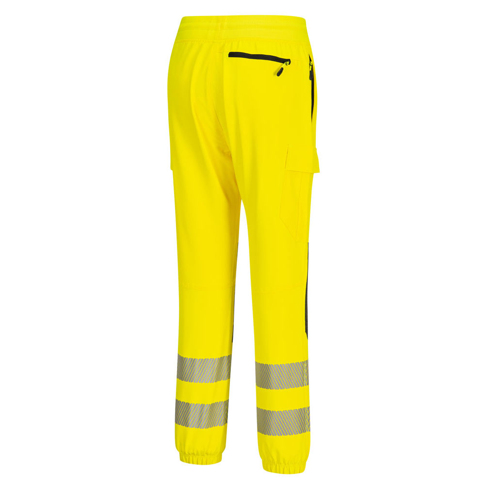 KX3 hi-vis flexi jogger klasse II - Gul/Sort - Billede 3