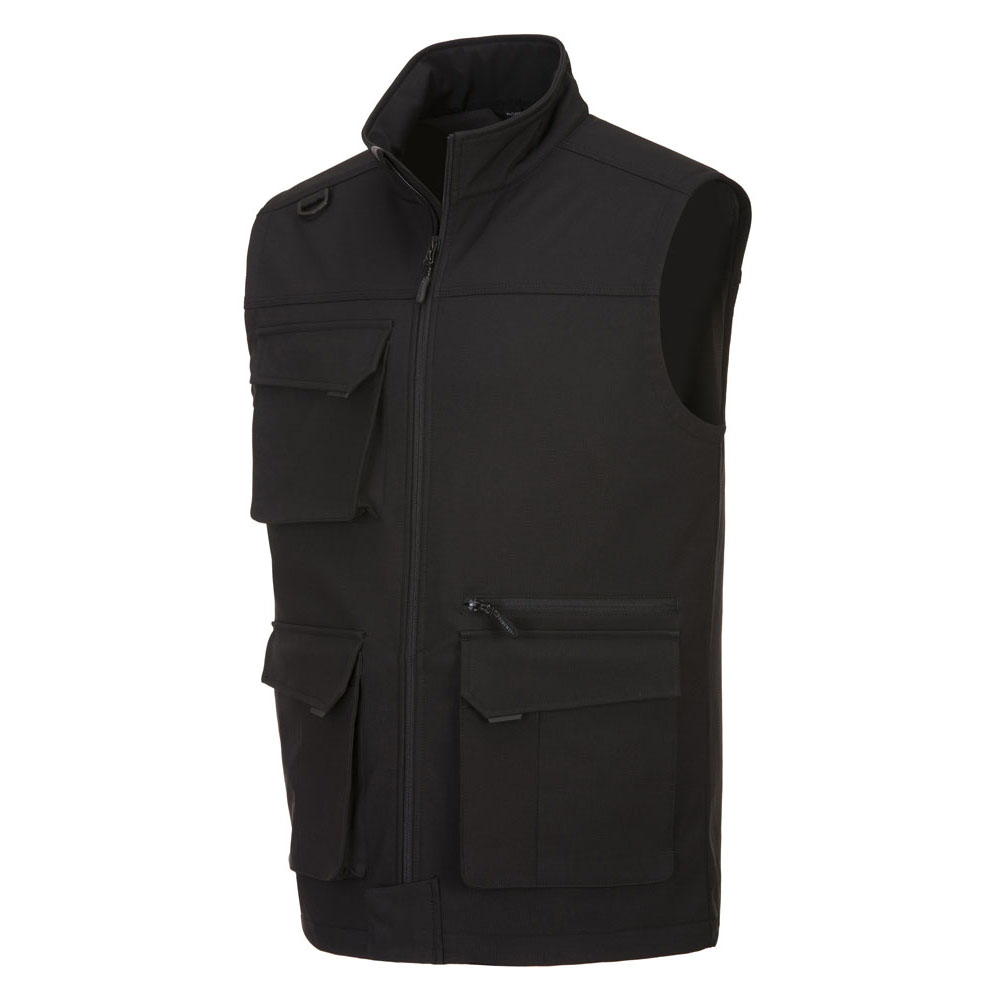 WX3 softshellvest (3 lag) - Sort - Billede 2