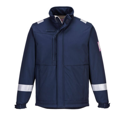 Anti-flame softshell jakke - Marine