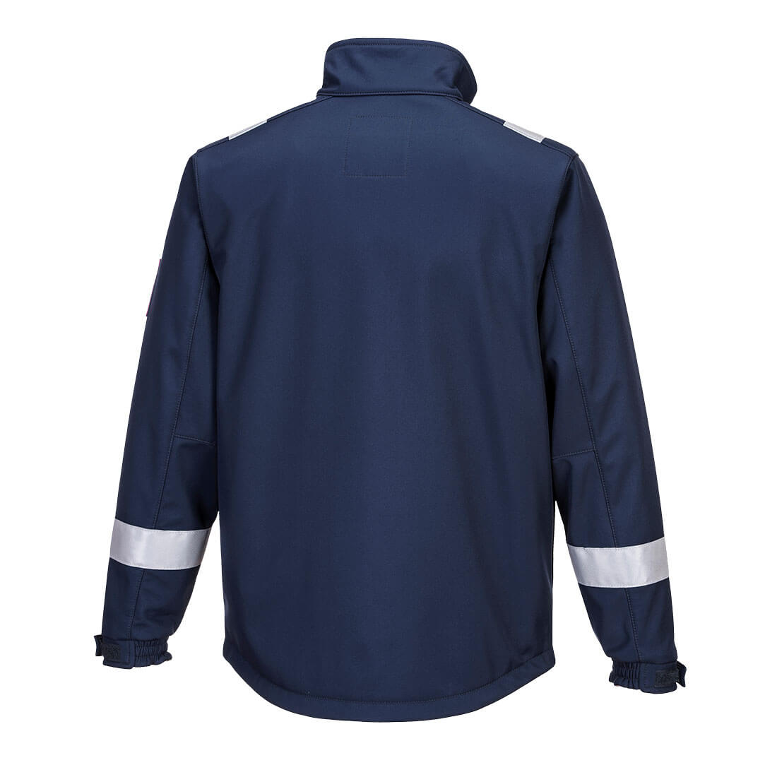 Anti-flame softshell jakke - Marine - Billede 2