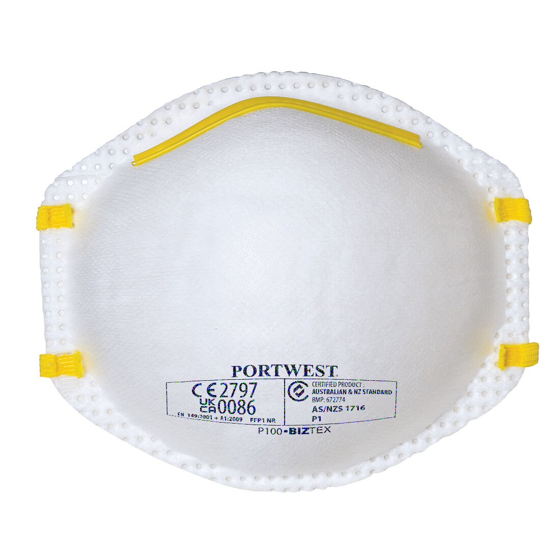 FFP1 Filtermaske Hvid