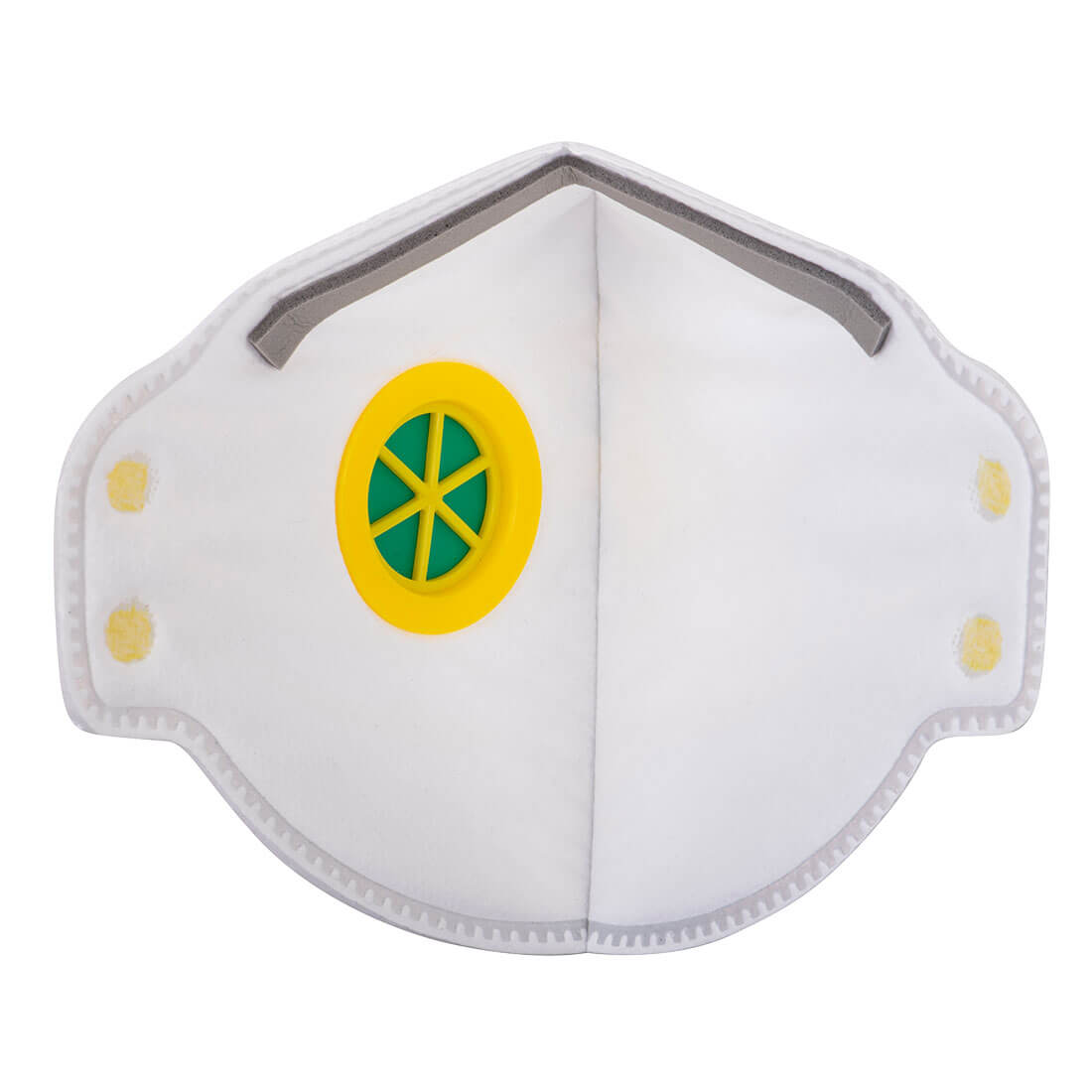 FFP1 Foldbar Dolomite Filtermaske m/ Ventil Hvid - Billede 2
