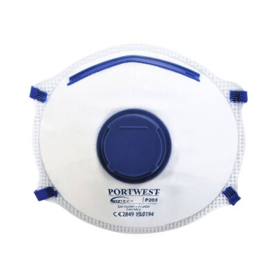 FFP2 Dolomit Testet Filtermaske m/ Ventil Hvid