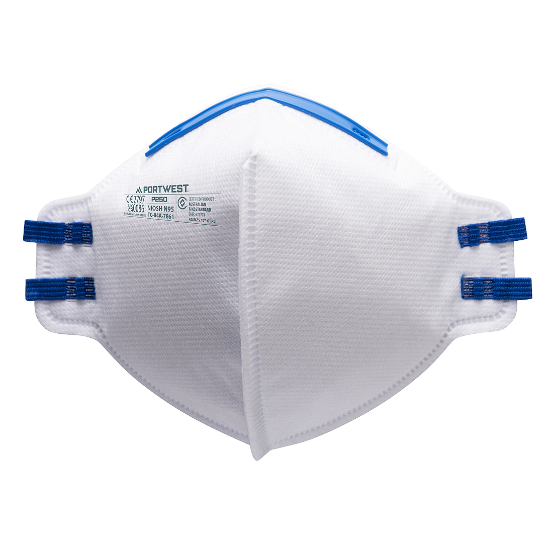 FFP2 Foldbar Filtermaske Hvid
