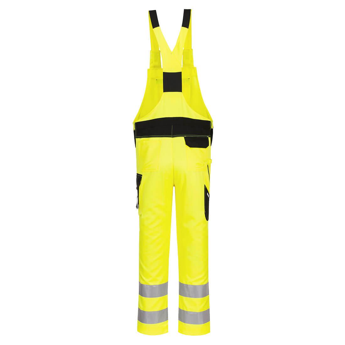 PW2 hi-vis overall m. hagesmæk og bøjle - Orange/Sort - Billede 2