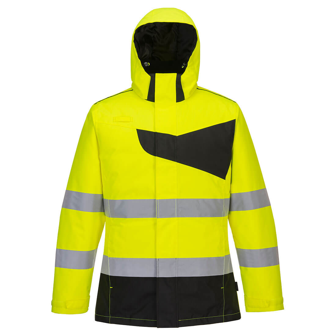 PW2 hi-vis vinterjakke - Gul/Sort