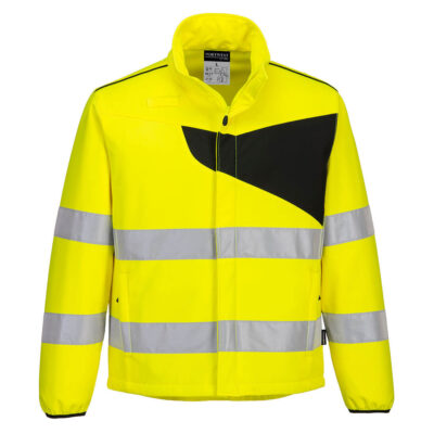 PW2 hi-vis Softshell (2 lags) - Gul/Sort