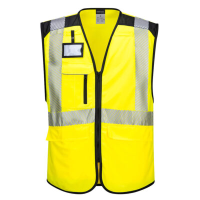 PW3 hi-vis vest - Gul/Sort