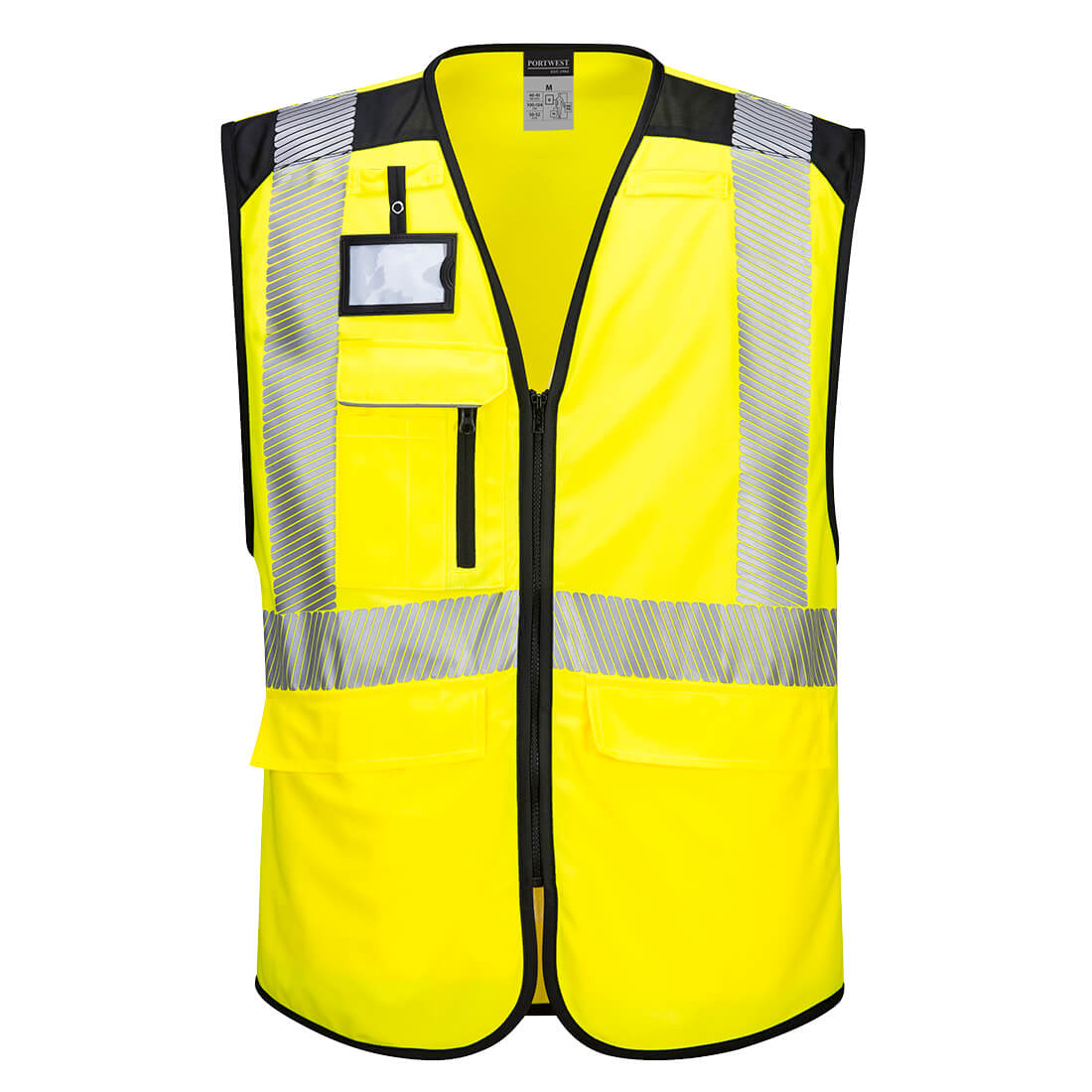 PW3 hi-vis vest - Gul/Sort