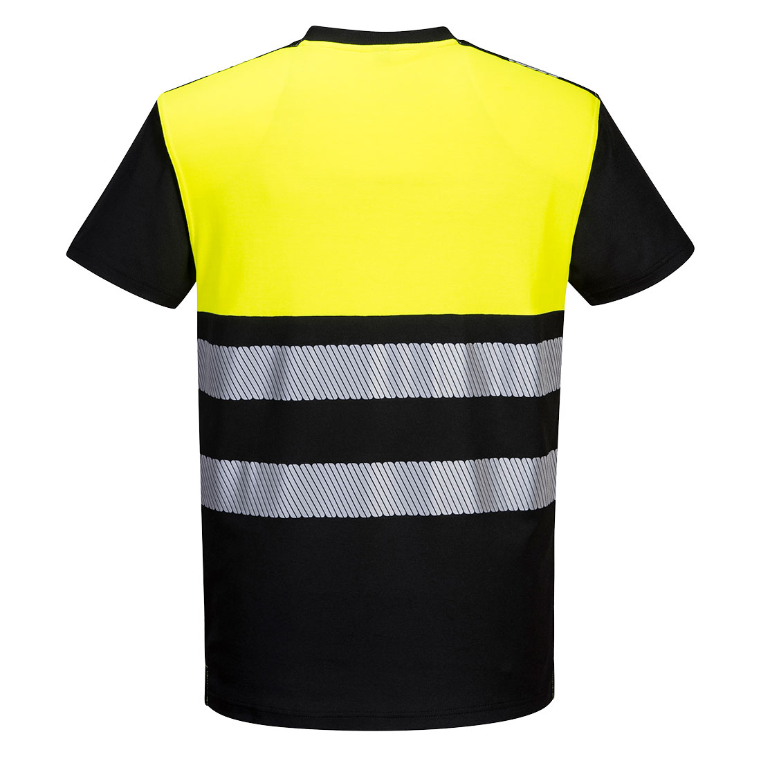 PW3 hi-vis kl. 1 T-shirt - Sort/Orange - Billede 2