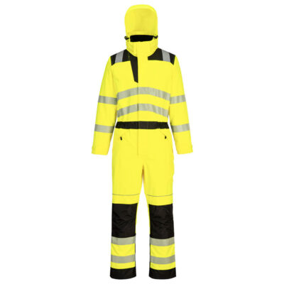 PW3 hi-vis regn kedeldragt - Gul/Sort