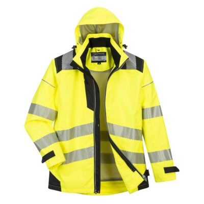 PW3 hi-vis 3-i-1 jakke - Gul/Sort