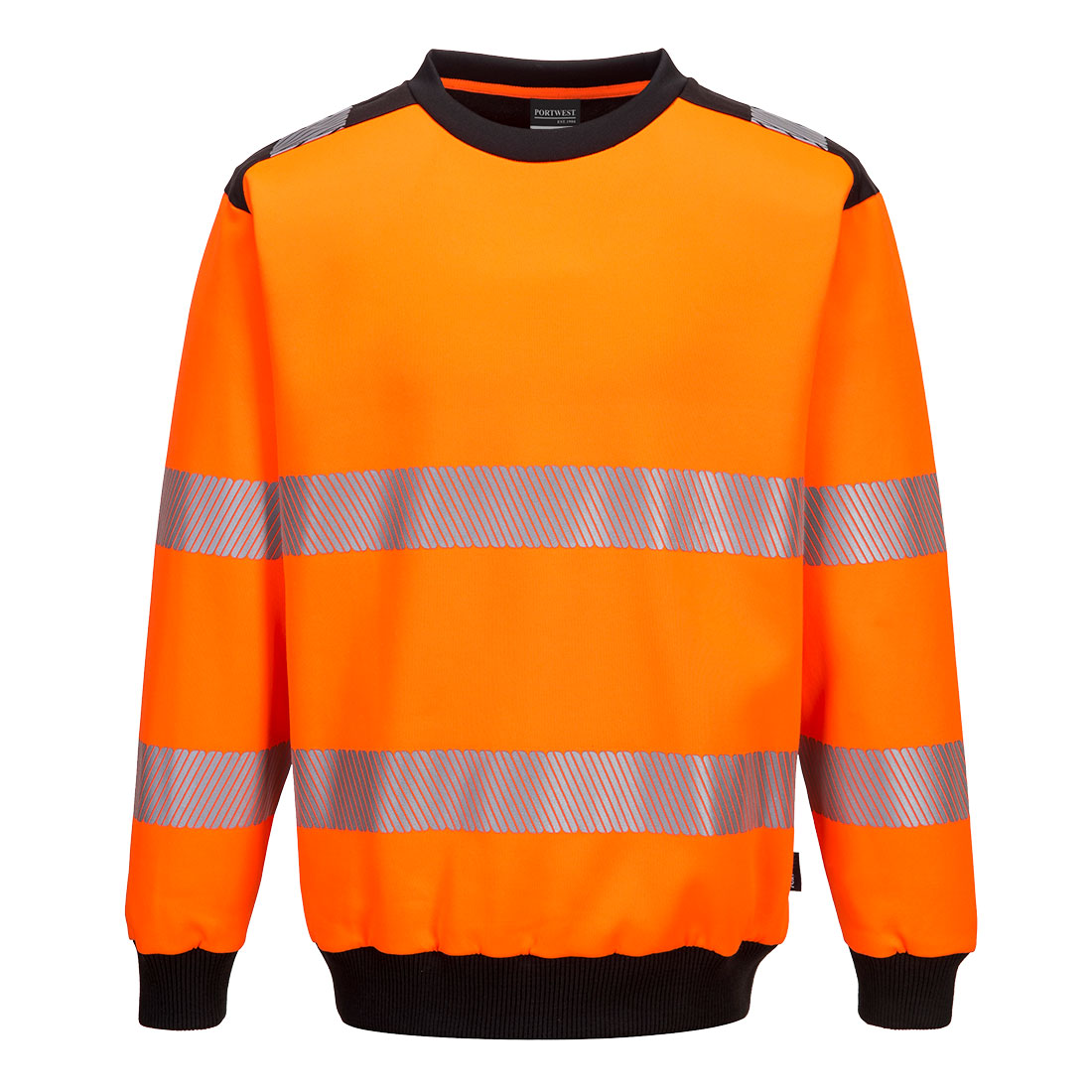 PW3 hi-vis sweatshirt - Orange/Sort