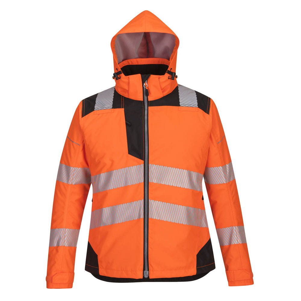 PW3 dame vinterjakke - Orange/Sort