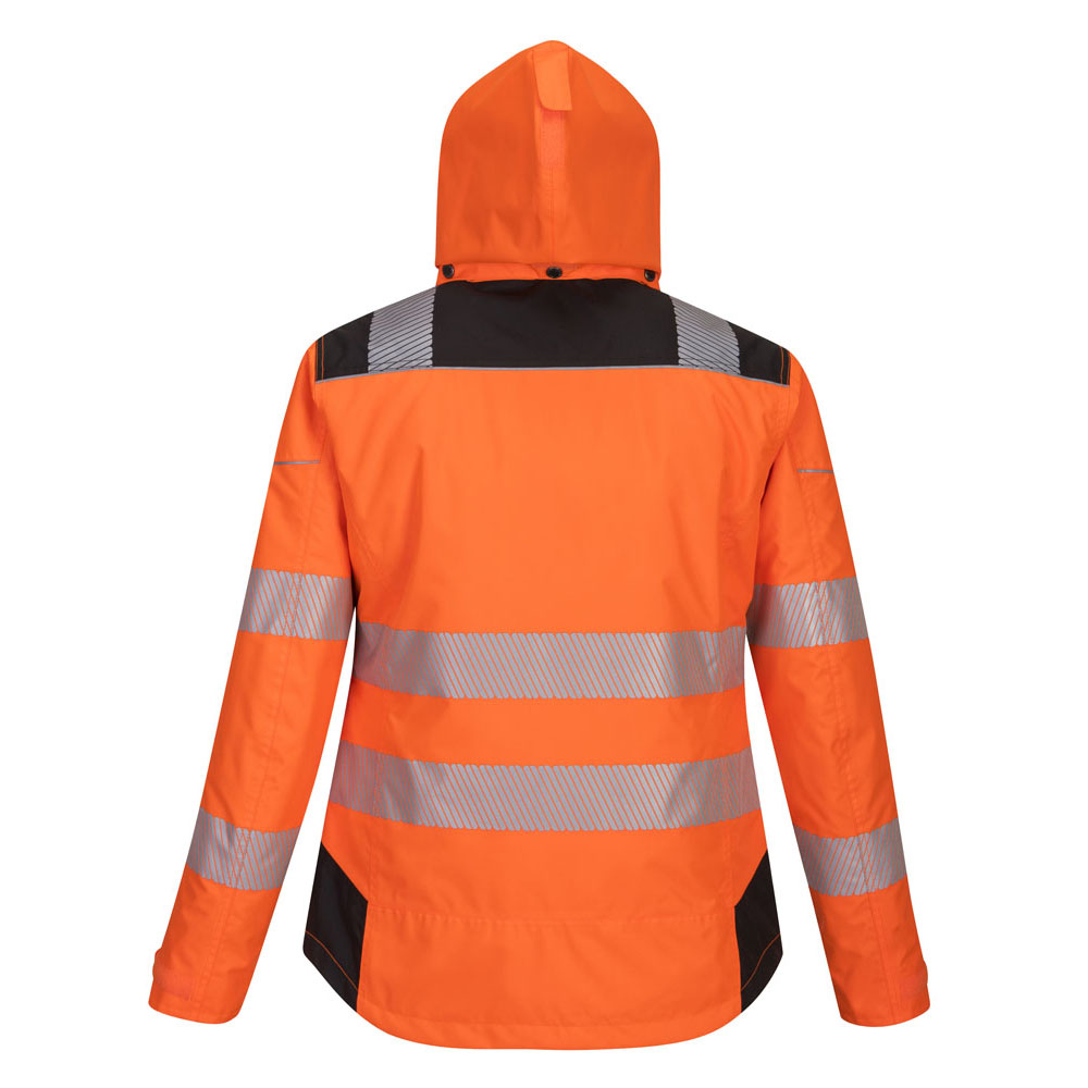 PW3 dame vinterjakke - Orange/Sort - Billede 3