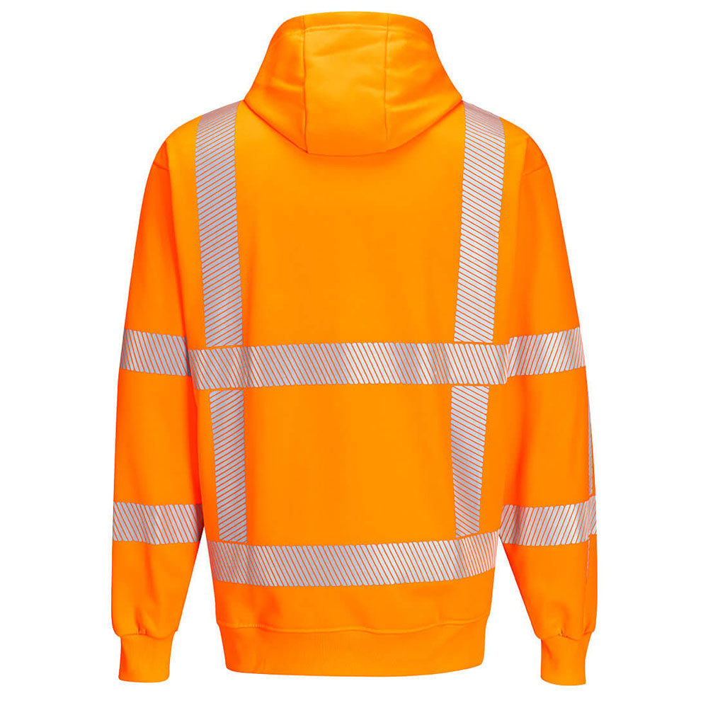 RWS Hi-Vis hættetrøje - Orange - Billede 2