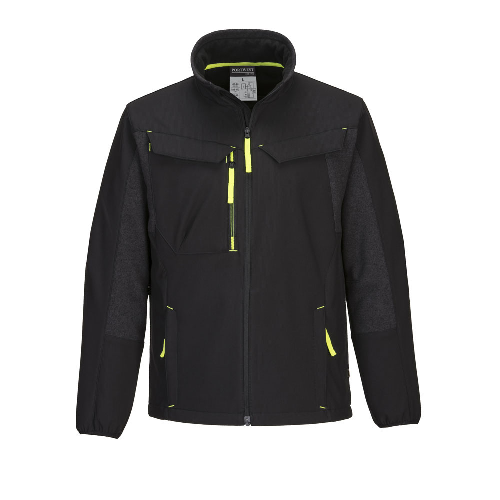 WX3 Eco Hybrid softshell jakke (2 lags) - Sort