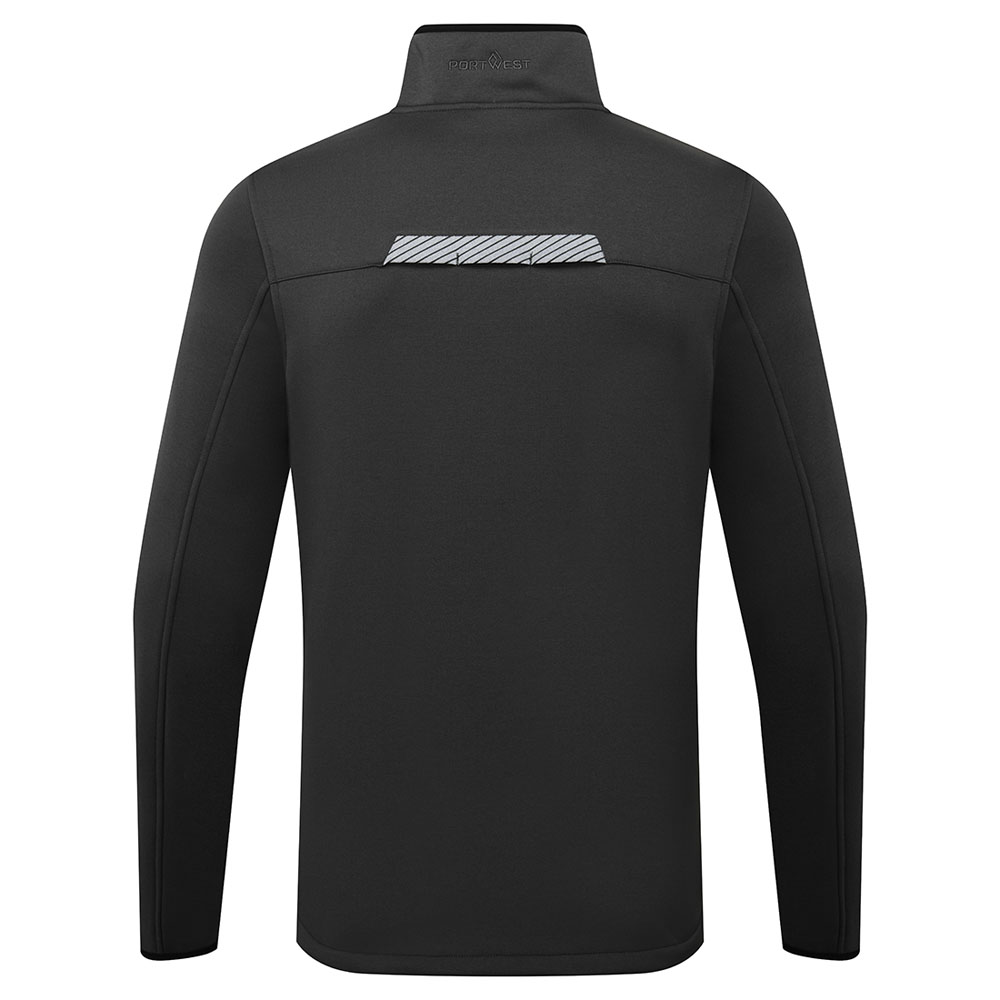 WX3 Tech Fleece m. halv lynlås -Molegrå - Billede 2